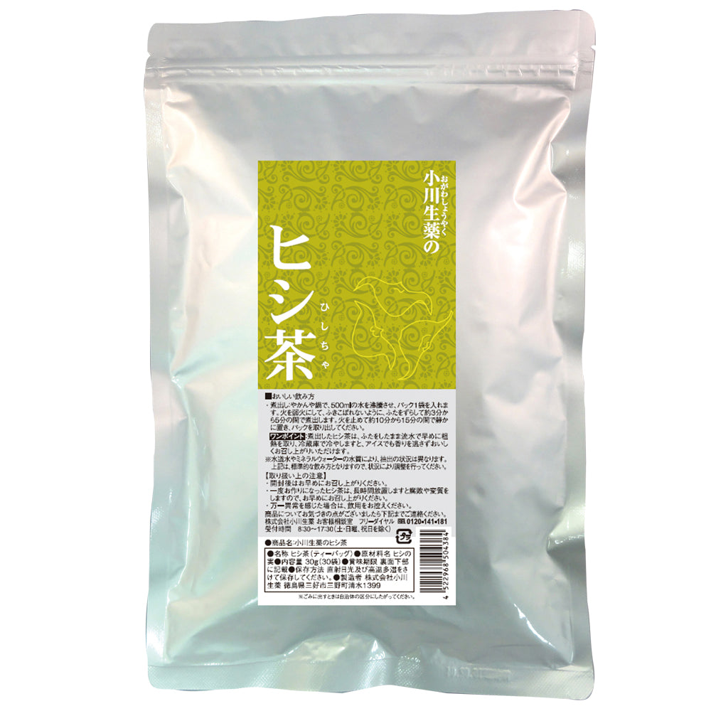 小川生薬の「ヒシ茶」の販売を開始致しました。