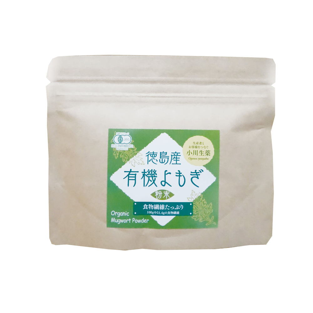 徳島産有機よもぎ粉末　6個セット+1個無料サービス